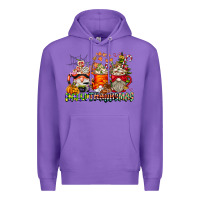 Purple Hallothanksmas Gnome Coffee Cups Premium Hoodie - CowhideDigitalArt