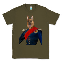 Army Green Pet Portraits, Custom Pet Portraits, Renaissance Pet Portraits, Custom Classic Tee - RanaPortraitStore