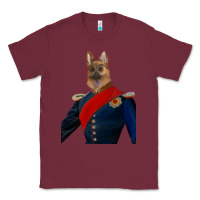 Burgundy Pet Portraits, Custom Pet Portraits, Renaissance Pet Portraits, Custom Classic Tee - RanaPortraitStore
