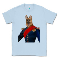 Dusty Blue Pet Portraits, Custom Pet Portraits, Renaissance Pet Portraits, Custom Classic Tee - RanaPortraitStore