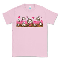 Bubblegum Pink shih tzu dogs libbey glass Classic Tee - Jasminsmagicworld