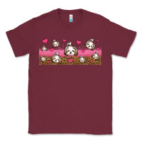 Burgundy shih tzu dogs libbey glass Classic Tee - Jasminsmagicworld