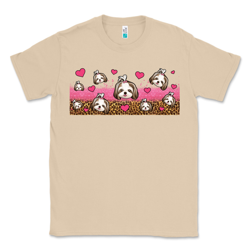 Shih Tzu Dogs Libbey Glass Classic Tee by Jasminsmagicworld | Teevron
