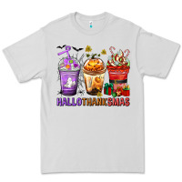 Dove Grey hallothanksmas coffee cups Premium Tee - texasbilliewilder