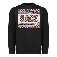 Black race Heavyweight Sweatshirt - Artiststas