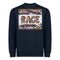 Navy race Heavyweight Sweatshirt - Artiststas