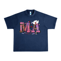 Navy valentines day ma nurse Urban Heavy Tee - RanaPortraitStore