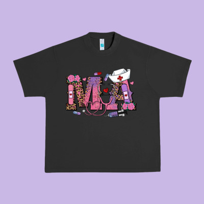 Valentines Day Ma Nurse Urban Heavy Tee Designed By Ranaportraitstore