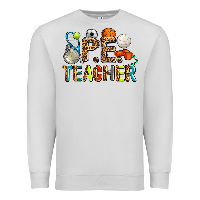 Pe Teacher Premium Sweatshirt by AdoDesignShop | Teevron