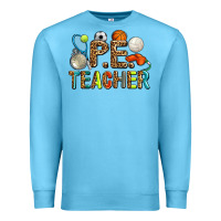 Ocean Blue pe teacher Premium Sweatshirt - AdoDesignShop