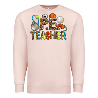Pale Pink pe teacher Premium Sweatshirt - AdoDesignShop