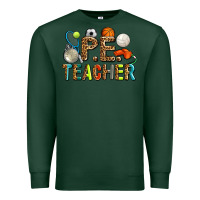 Sports Green pe teacher Premium Sweatshirt - AdoDesignShop