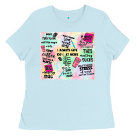 Baby Blue funny office Ladies Tee - TumblerDesignByShophia