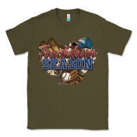 Army Green Touchdown season Baseball Classic Tee - HowdyJamesFarm
