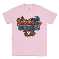Bubblegum Pink Touchdown season Baseball Classic Tee - HowdyJamesFarm