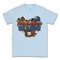 Dusty Blue Touchdown season Baseball Classic Tee - HowdyJamesFarm