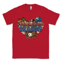 Red Touchdown season Baseball Classic Tee - HowdyJamesFarm