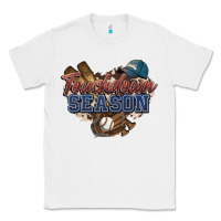 White Touchdown season Baseball Classic Tee - HowdyJamesFarm