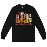 Black Western Lpn Licensed Practical Nurse Long Sleeve Tee - FaDigitalArtStudio