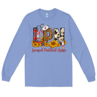 Colony Blue Western Lpn Licensed Practical Nurse Long Sleeve Tee - FaDigitalArtStudio