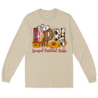Mushroom Western Lpn Licensed Practical Nurse Long Sleeve Tee - FaDigitalArtStudio