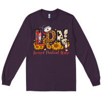 Plum Western Lpn Licensed Practical Nurse Long Sleeve Tee - FaDigitalArtStudio