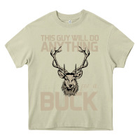 Mossy Funny Hunters Will Do Anything For a Buck Hunting Heavy Core Tee - Bettercallsaul