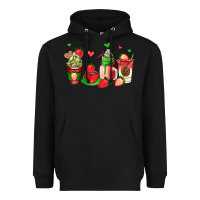 Black strawberry coffee cups Heavyweight Hoodie - AdoDesignShop