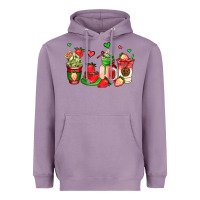 Lavender strawberry coffee cups Heavyweight Hoodie - AdoDesignShop