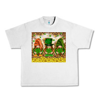 Lunar Rock St. Patrick's Day gnomies with leopard tumbler Urban Heavy Tee - HowdyJamesFarm