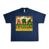 St. Patrick's Day Gnomies With Leopard Tumbler Urban Heavy Tee | Teevron