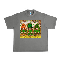 Tornado St. Patrick's Day gnomies with leopard tumbler Urban Heavy Tee - HowdyJamesFarm