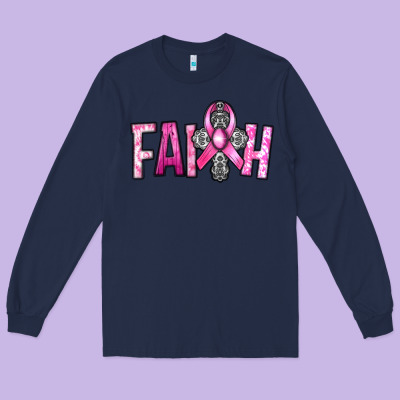 Horseshoe With Roses And Cross Long Sleeve Tee Designed By Ranaportraitstore