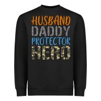 Black husband daddy protector hero Heavyweight Sweatshirt - Artiststas