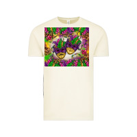 Vintage Arctic Mardi Gras masks tumbler Vintage Tee - HowdyJamesFarm