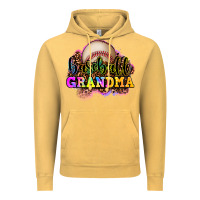 Vintage Mustard baseball grandma Vintage Hoodie - OliviaCreatesArt