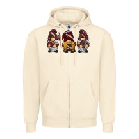 Football Gnomes Zipper Hoodie | Teevron