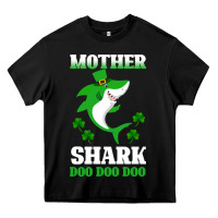 Black Mother Shark Doo Doo Doo Heavy Core Tee - Bettercallsaul