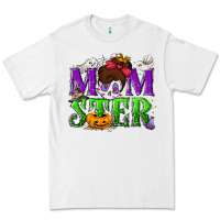 White Momster Halloween Premium Tee - NancyCooperArtShop