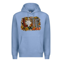 Colony Blue Love Fall Premium Hoodie - CowhideDigitalArt