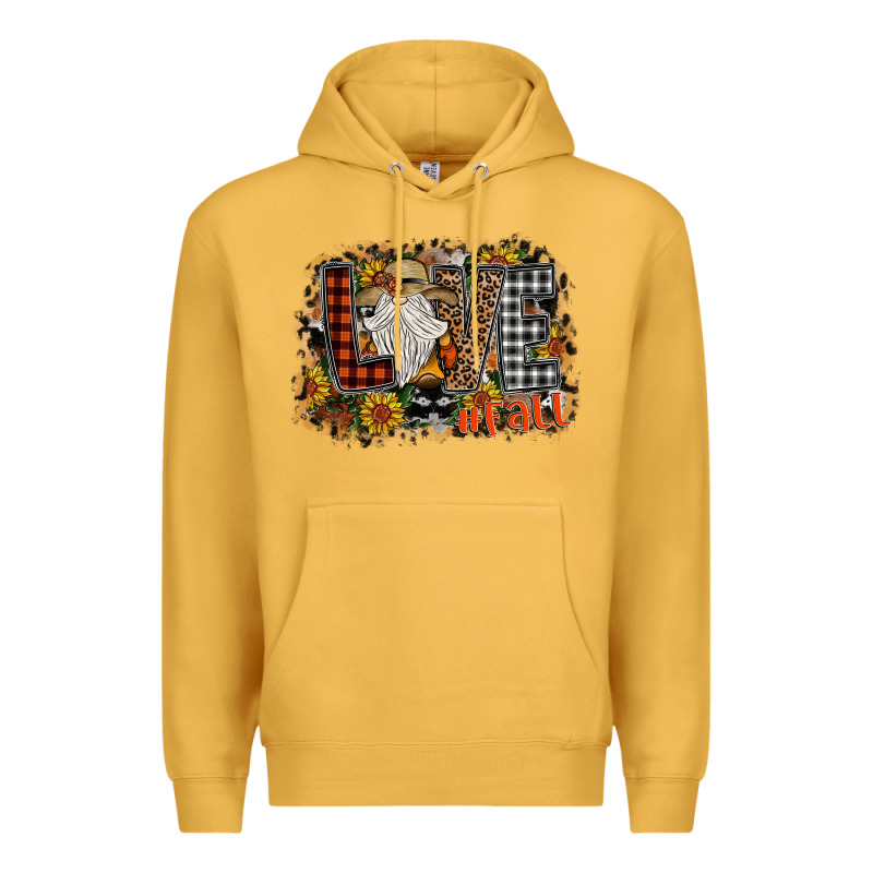 Love Fall Premium Hoodie by CowhideDigitalArt | Teevron
