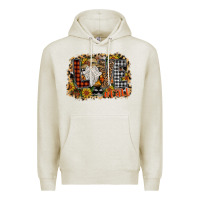 Oatmeal Heather Love Fall Premium Hoodie - CowhideDigitalArt