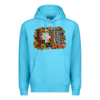 Ocean Blue Love Fall Premium Hoodie - CowhideDigitalArt
