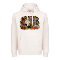 Pale Pink Love Fall Premium Hoodie - CowhideDigitalArt