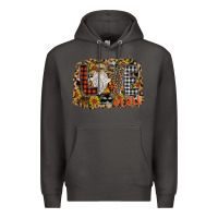 Smoke Love Fall Premium Hoodie - CowhideDigitalArt