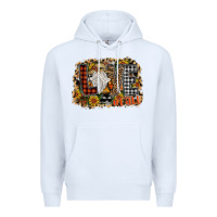White Love Fall Premium Hoodie - CowhideDigitalArt