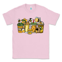 Bubblegum Pink Honey bee coffee cups Classic Tee - HowdyJamesFarm