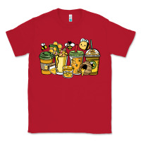 Red Honey bee coffee cups Classic Tee - HowdyJamesFarm