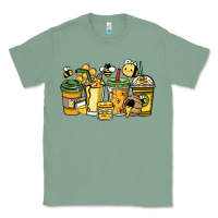 Sage Honey bee coffee cups Classic Tee - HowdyJamesFarm