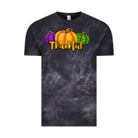 Cloud Black halloween pumpkins thankful Vintage Tee - Jasminsmagicworld